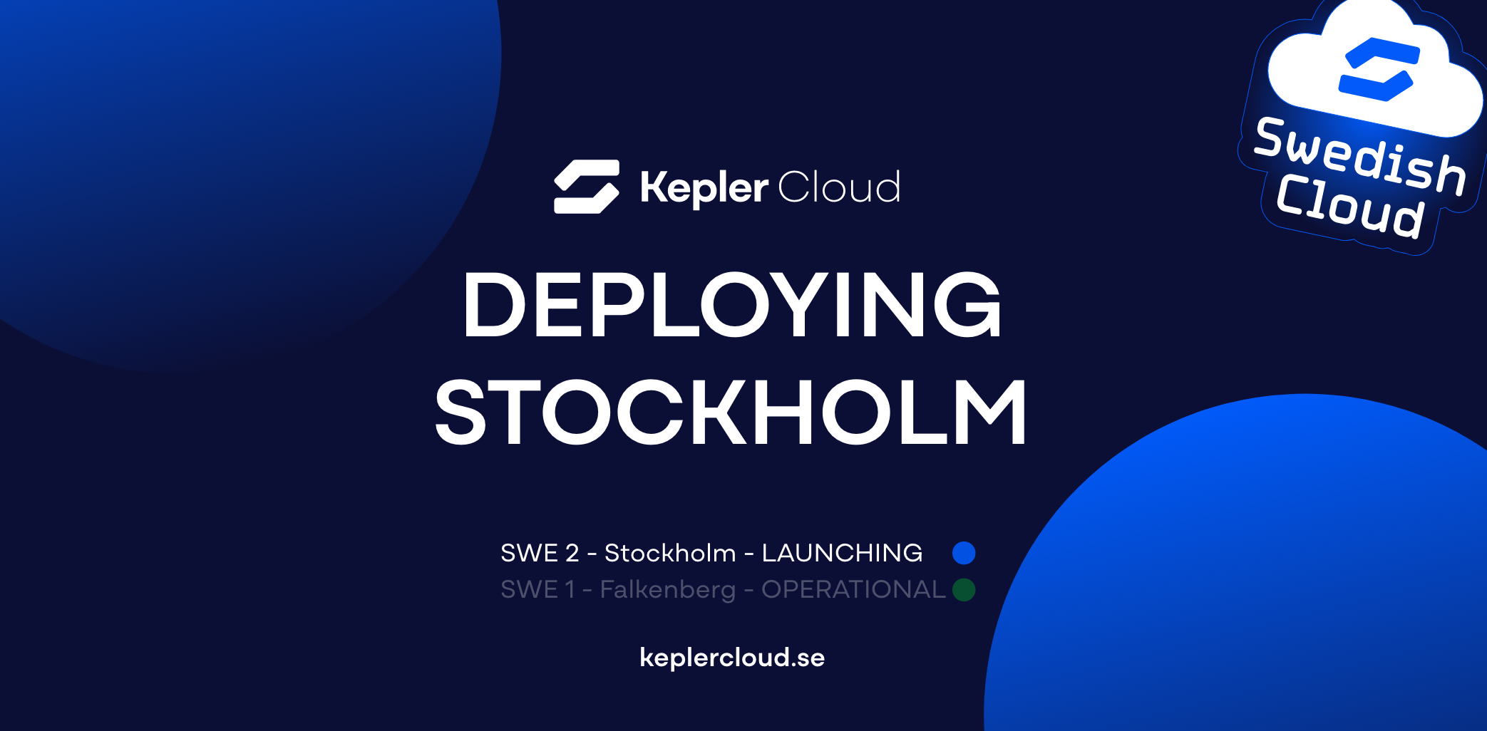 Kepler Technologies AB Announces Expansion with New Cloud Region in Stockholm (ENGLISH)